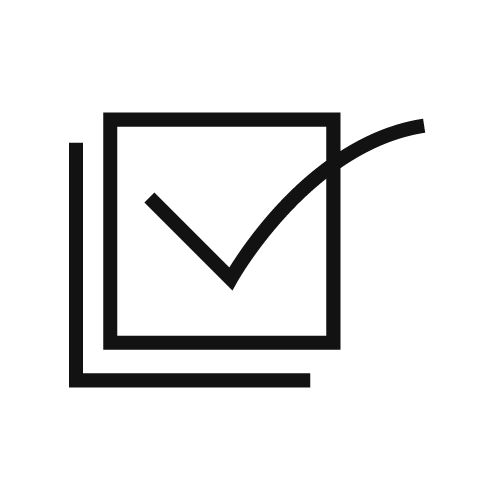 Checked box icon