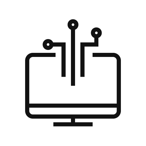 Computer screen icon